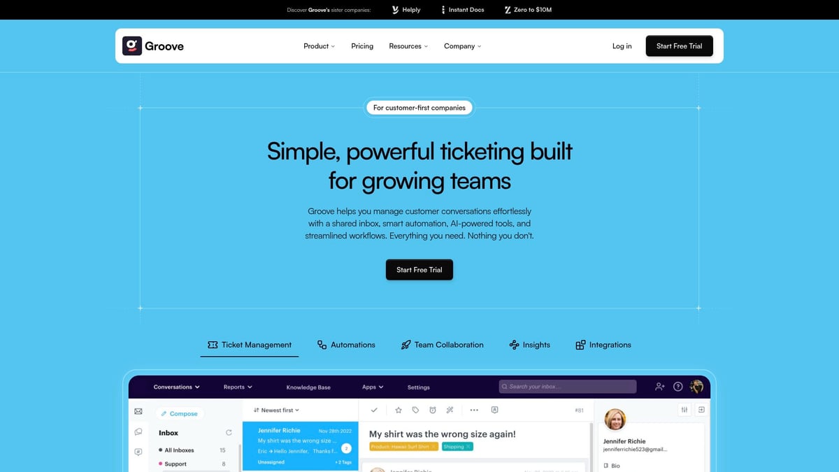 10 Inspiring SaaS Home Page Designs to Boost Conversions 2026 - Groove