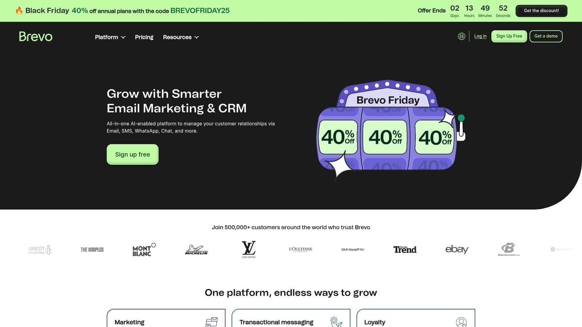 10 Inspiring SaaS Home Page Designs to Boost Conversions 2026 - Brevo