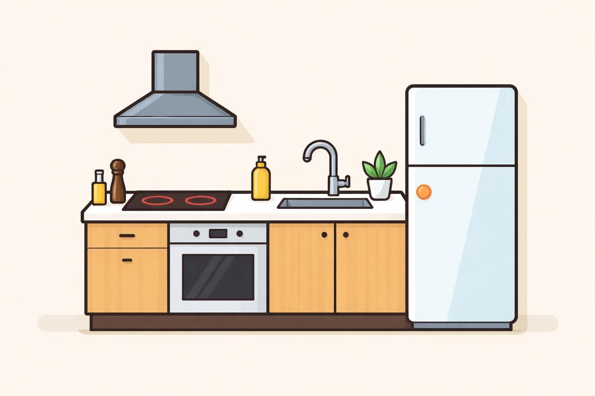 Single Küche Ausstattung