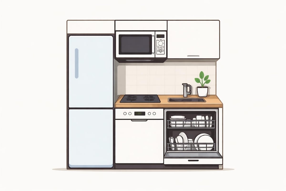 Geräteintegration Single Küche