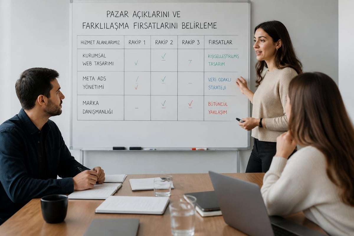 Rekabet analizi ile avantajların belirlenmesi