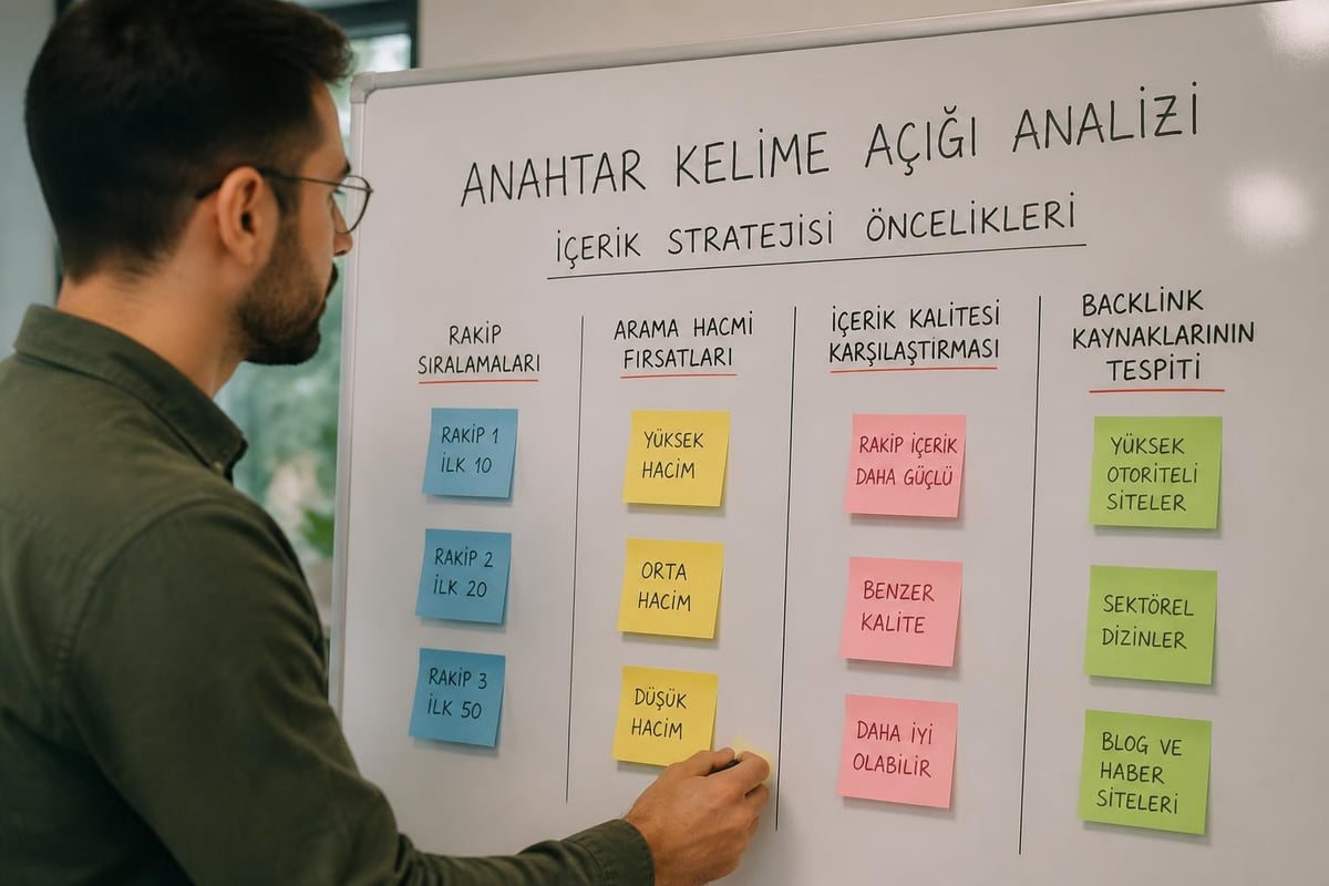 Rakip analizi ile SEO anahtar kelime araştırma süreci