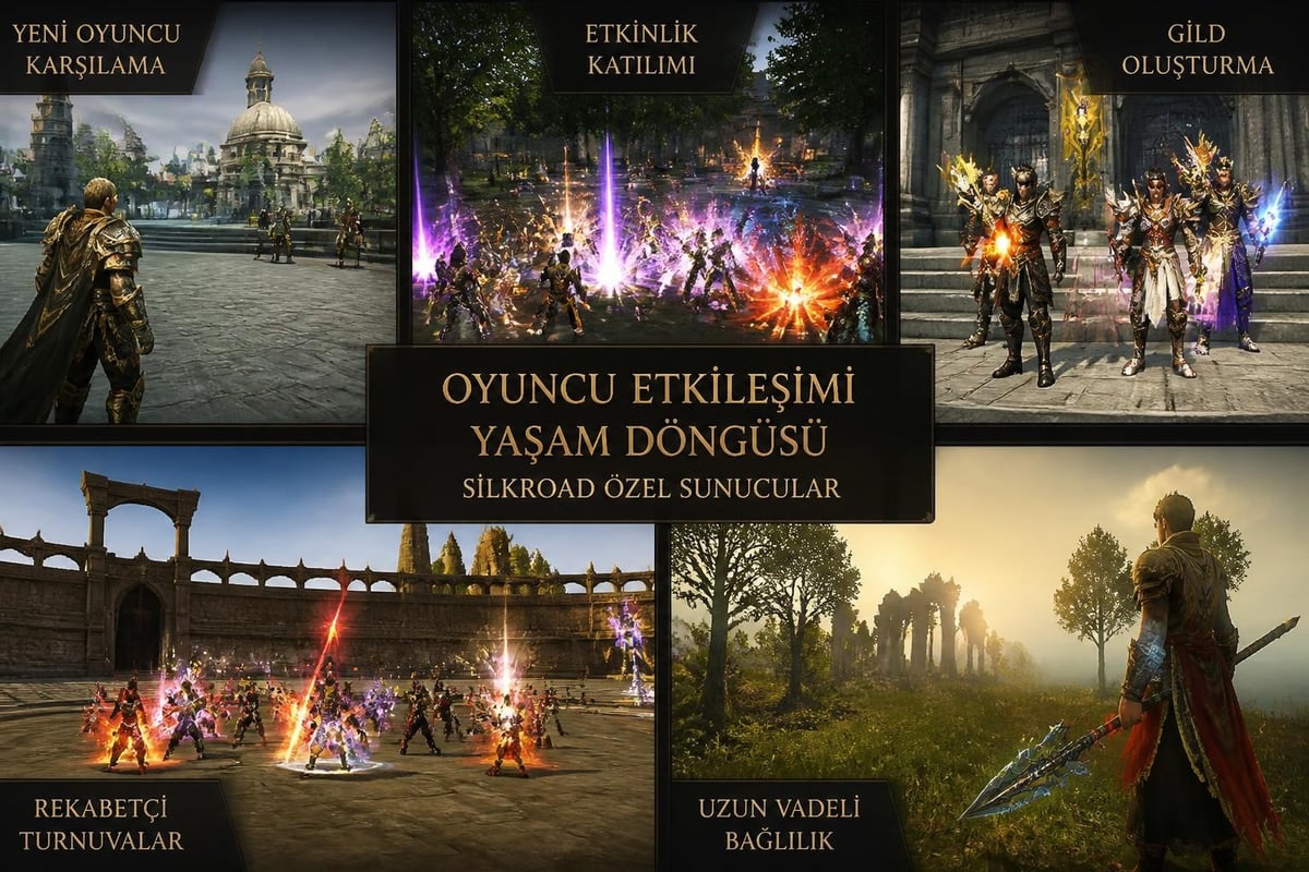 Community building for Silkroad servers