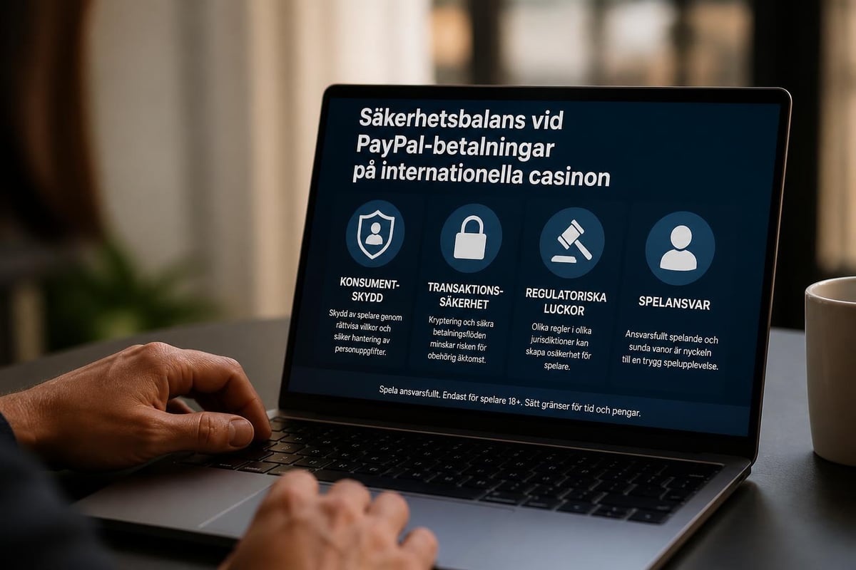 Casino med PayPal 2026 – Guide & Säkra Alternativ 3 Säkerhetsaspekter PayPal casino
