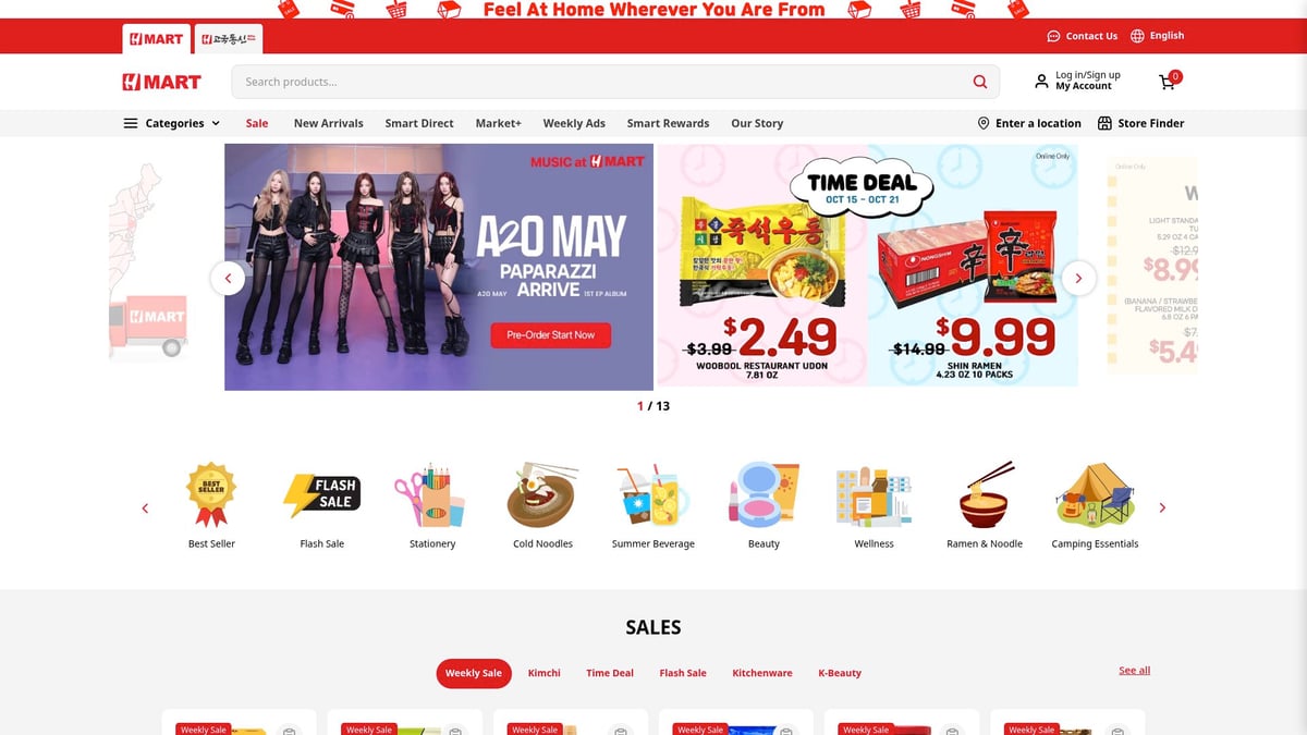 7 Essential Best Online Asian Grocery Store Picks for 2025 - H Mart Online