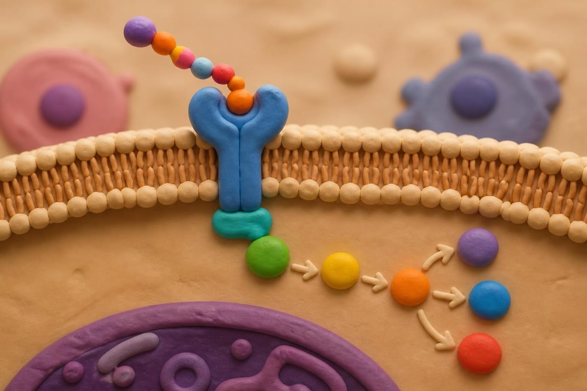 Peptide receptor binding mechanism