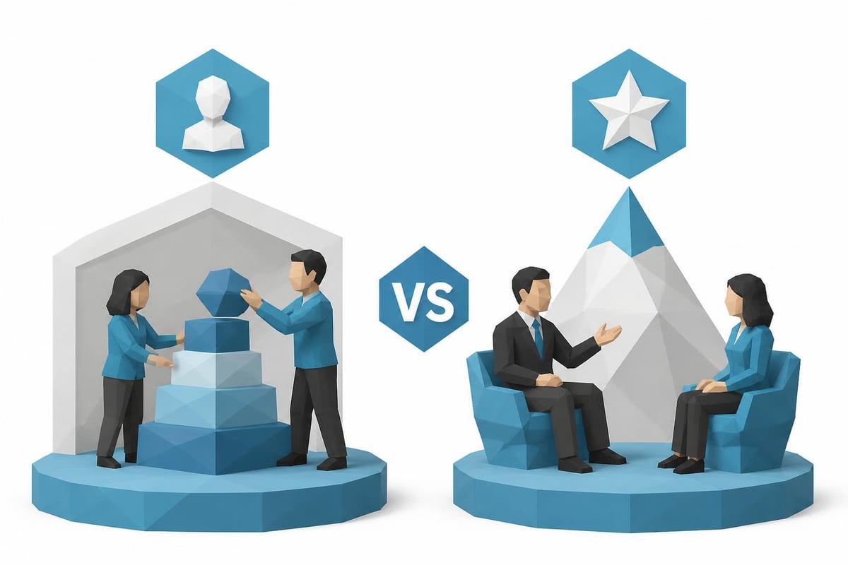 Internal vs external coaching model