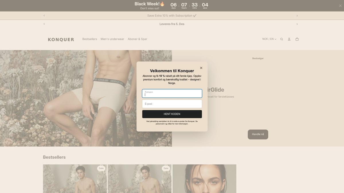 10 Must-Have Sustainable Mens Essentials for 2025 - Konquer AirGlide Boxer Briefs