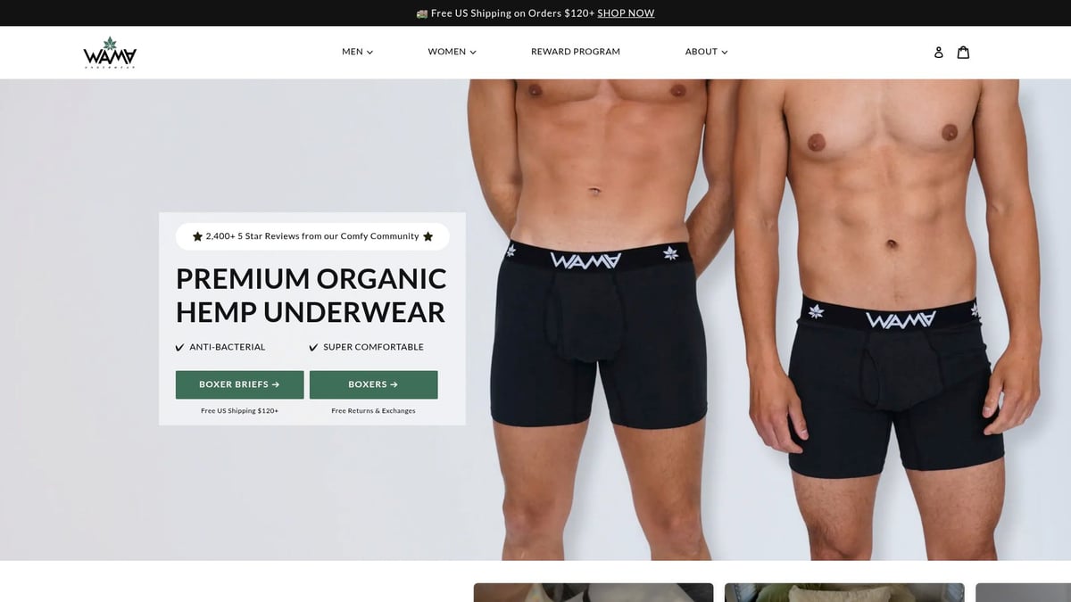 10 Must-Have Sustainable Mens Essentials for 2025 - WAMA Hemp Boxer Briefs