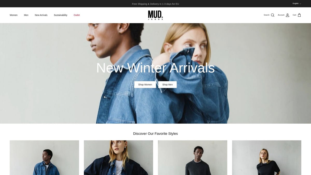 10 Must-Have Sustainable Mens Essentials for 2025 - MUD Jeans Regular Bryce