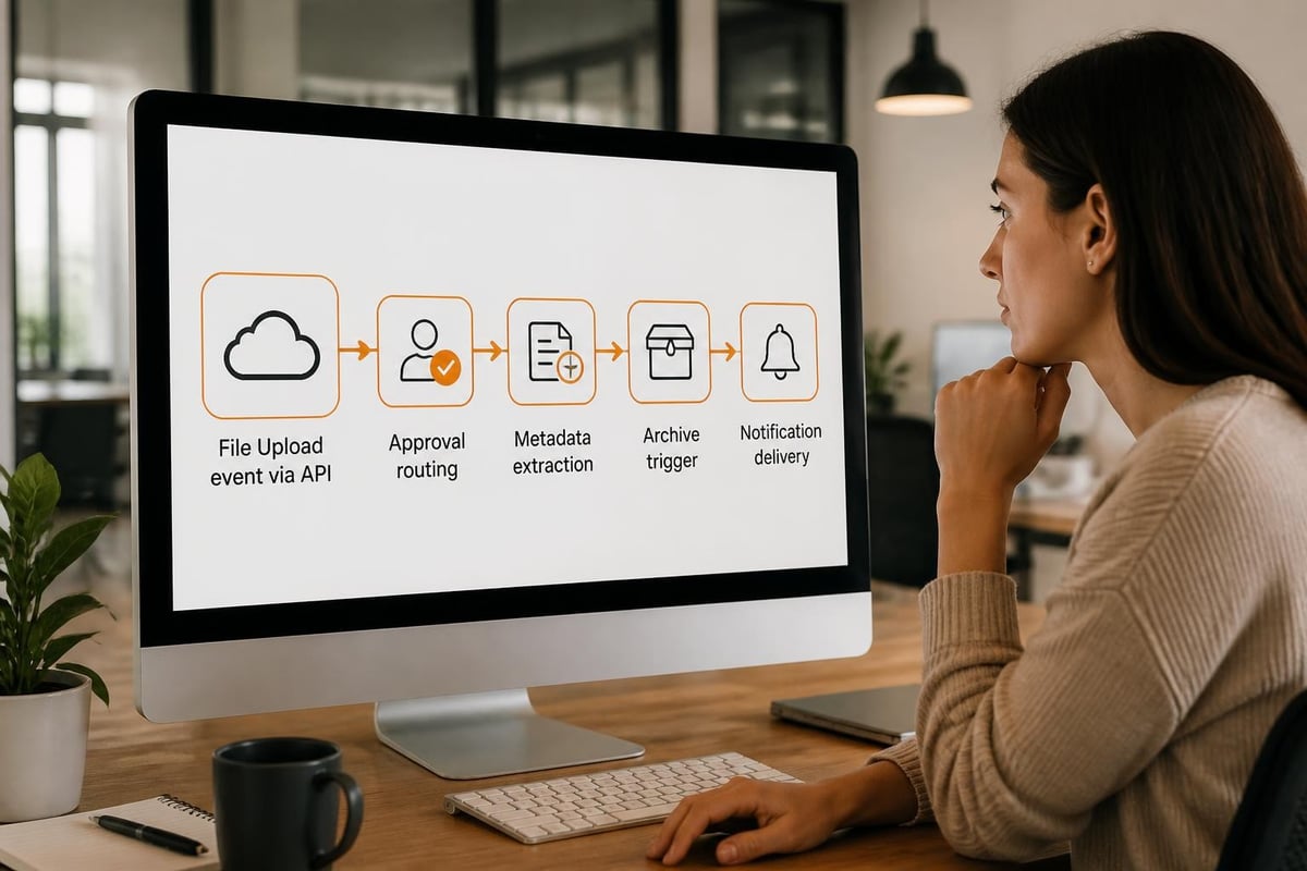 Cloud storage integration workflow