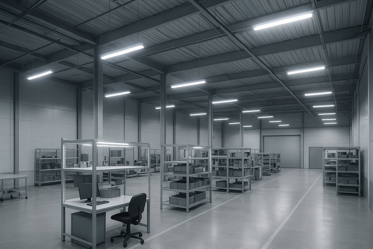 Belangrijkste technische eisen voor LED verlichting in bedrijfshallen