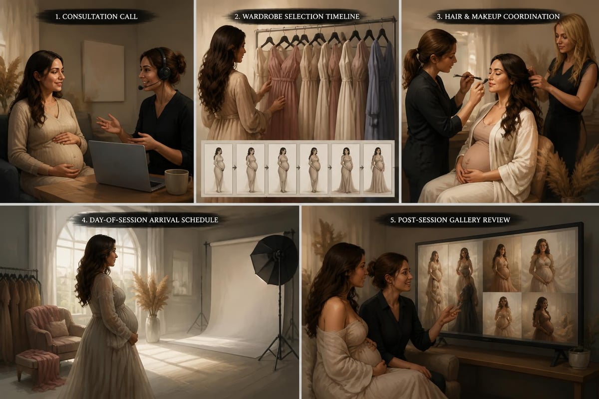 Maternity session preparation checklist