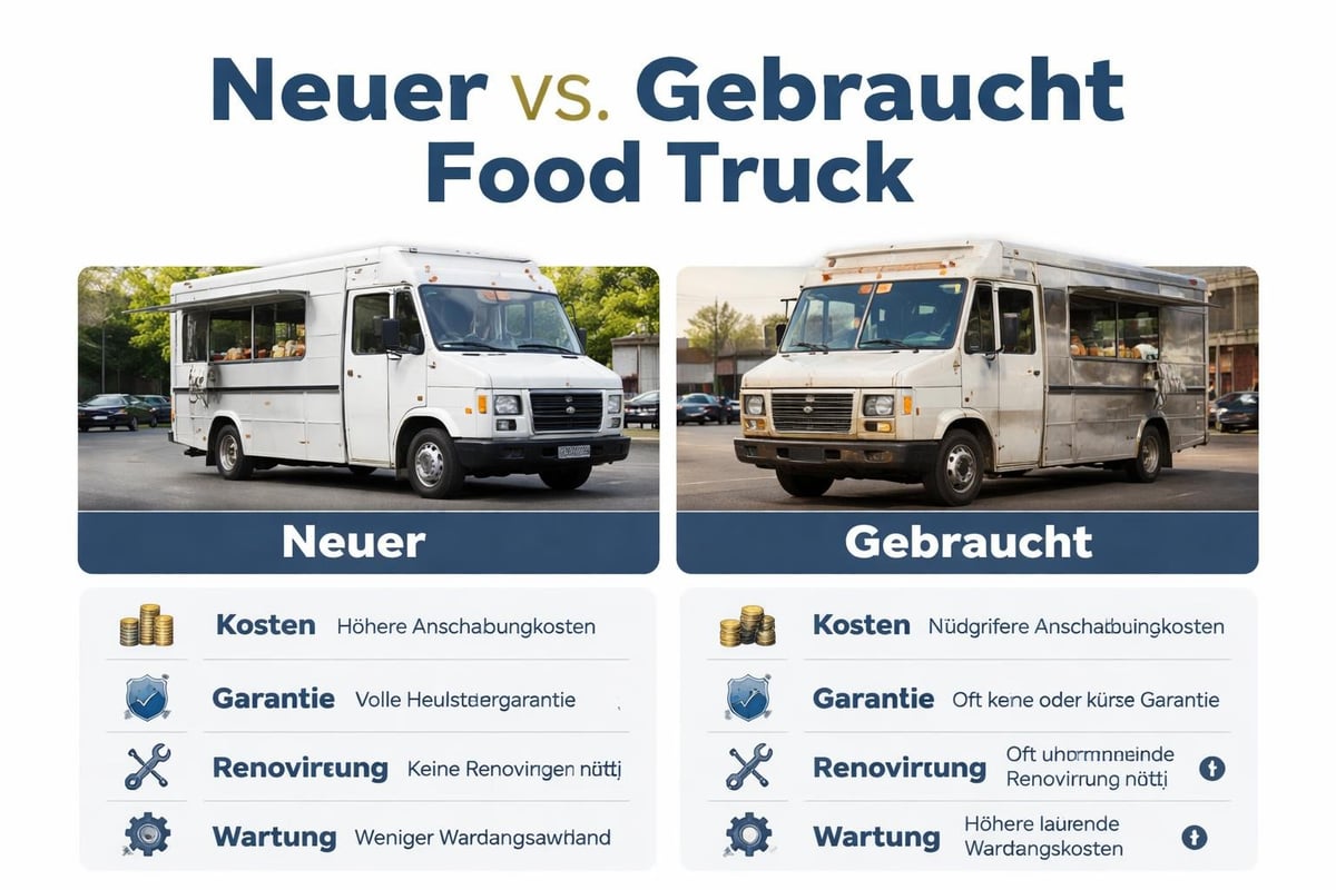 Food Truck Fahrzeugoptionen