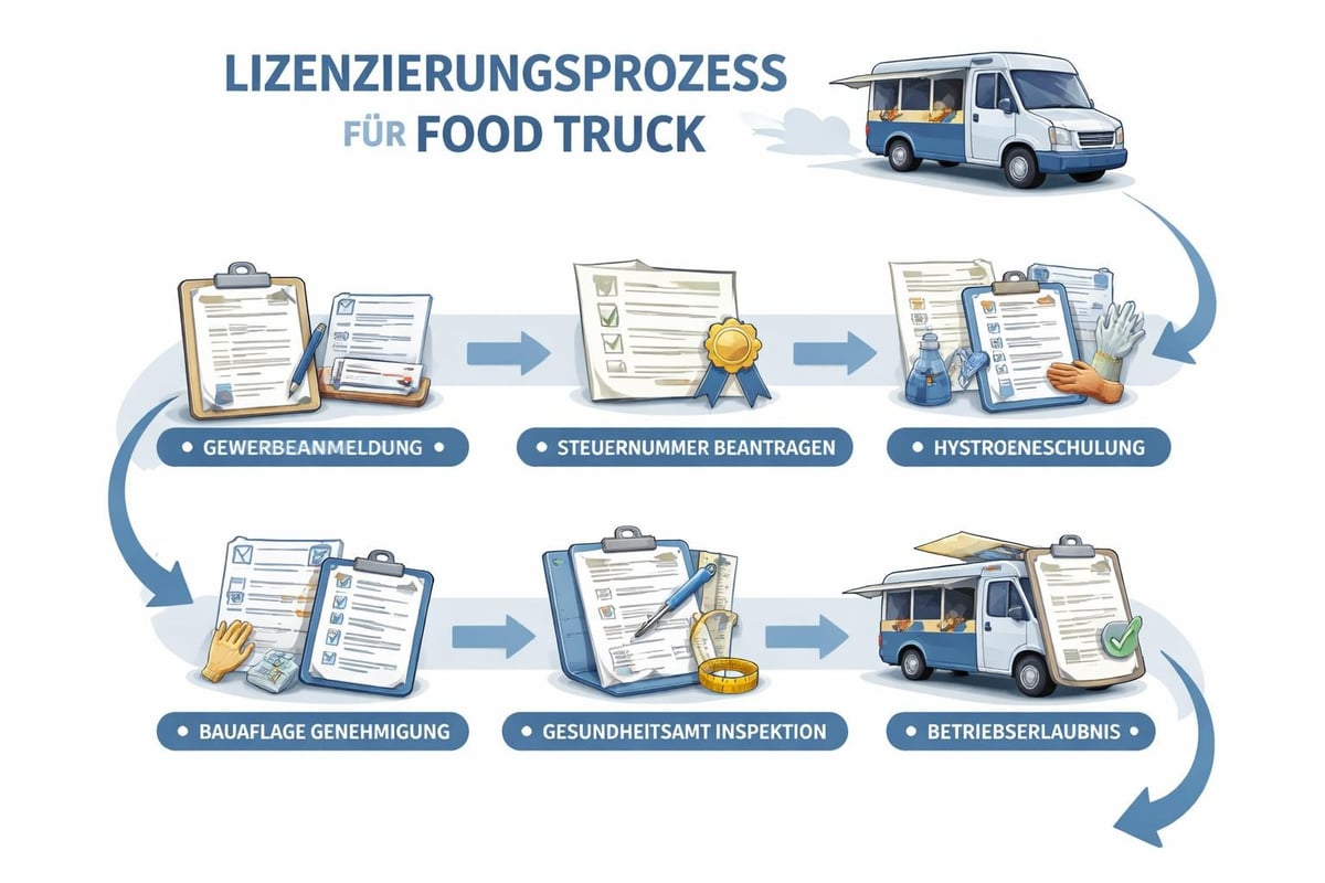 Genehmigungsprozess Food Truck