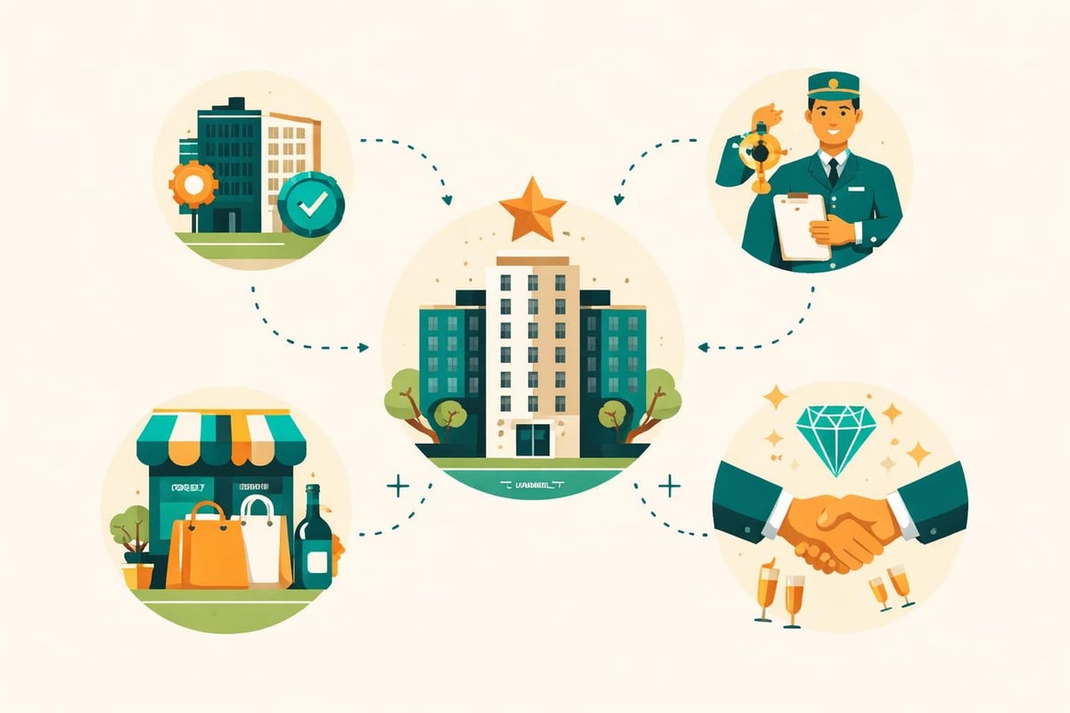 VIP apartment service ecosystem