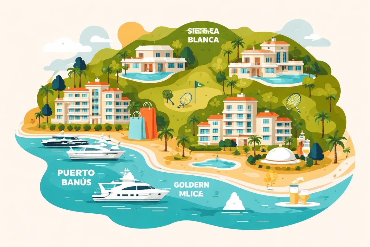 Marbella VIP apartment locations