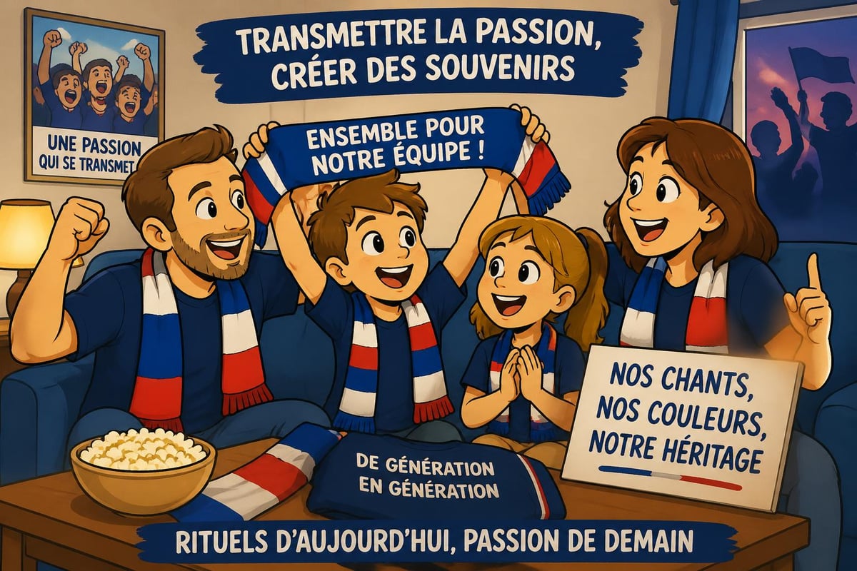 Transmission de la passion du football