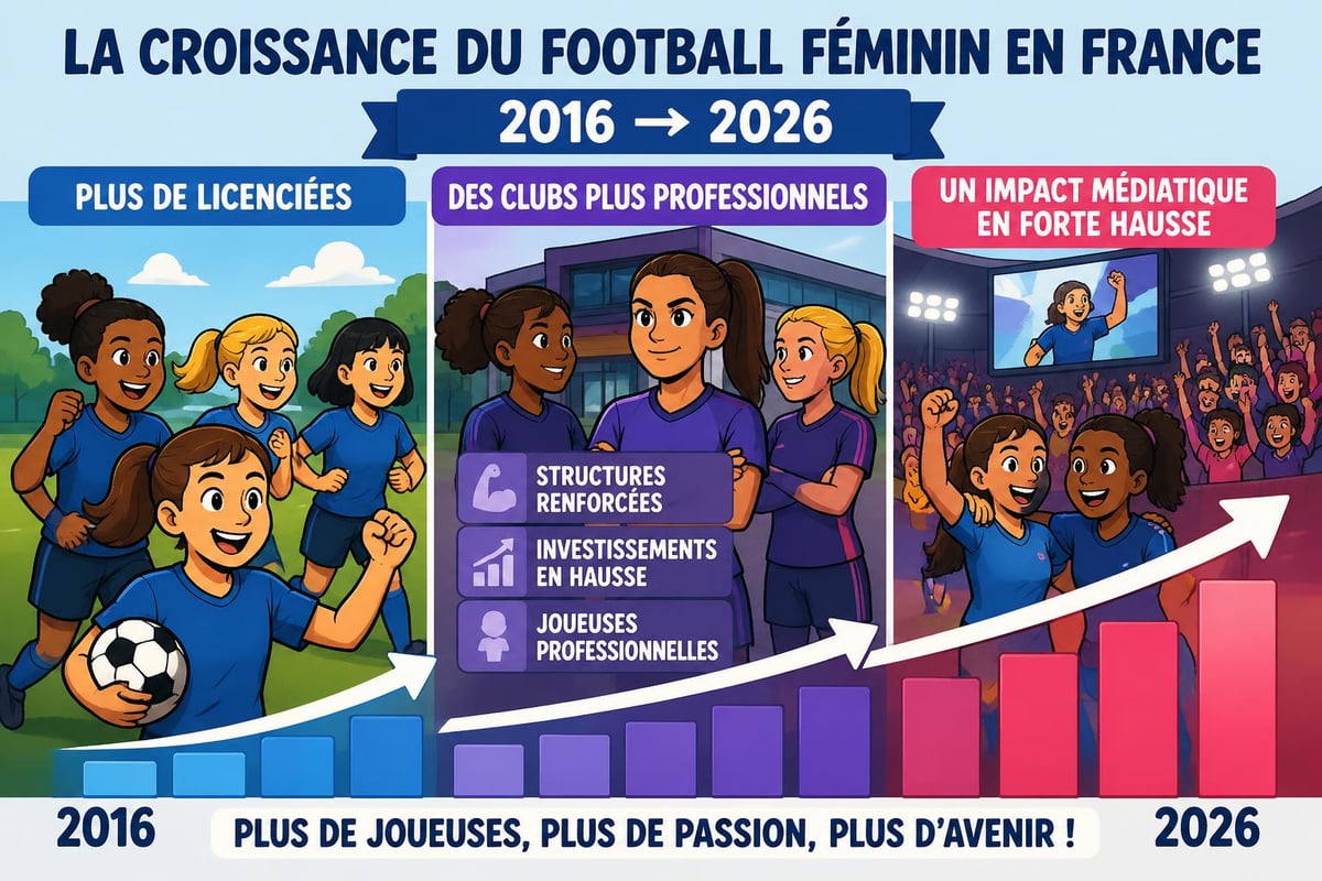 Évolution du football féminin
