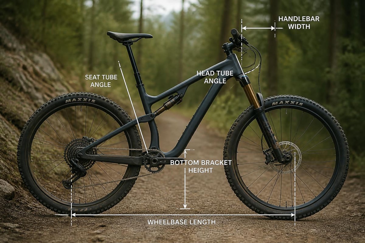 Mountain bike geometry compared to road bike for street use
