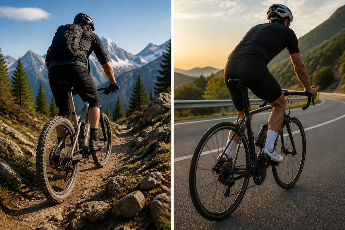 Mountain bike drivetrain gear ratio optimization