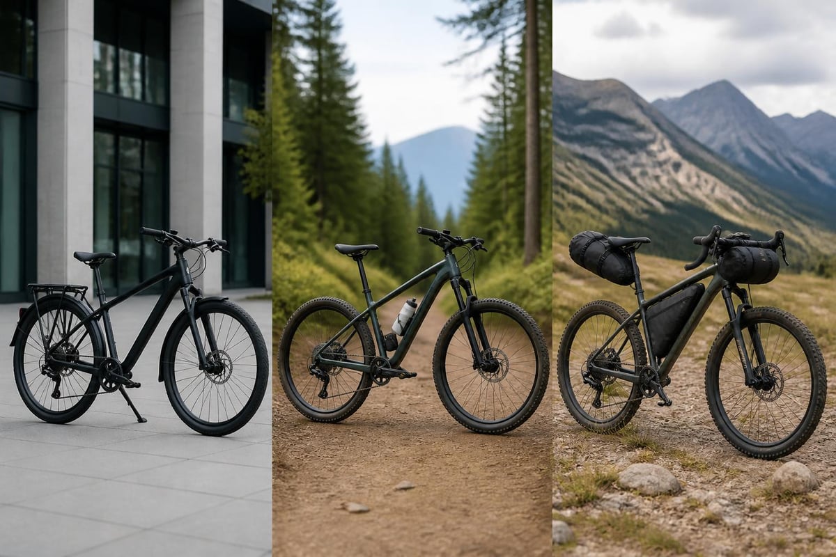 Mountain bike versatility across different riding scenarios