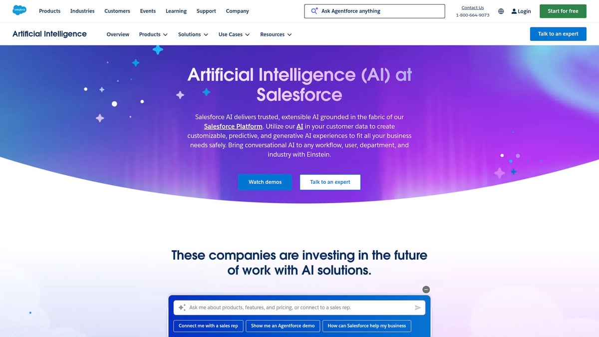 6 Best AI CRM Tools Transforming Business in 2026 - Salesforce Einstein CRM