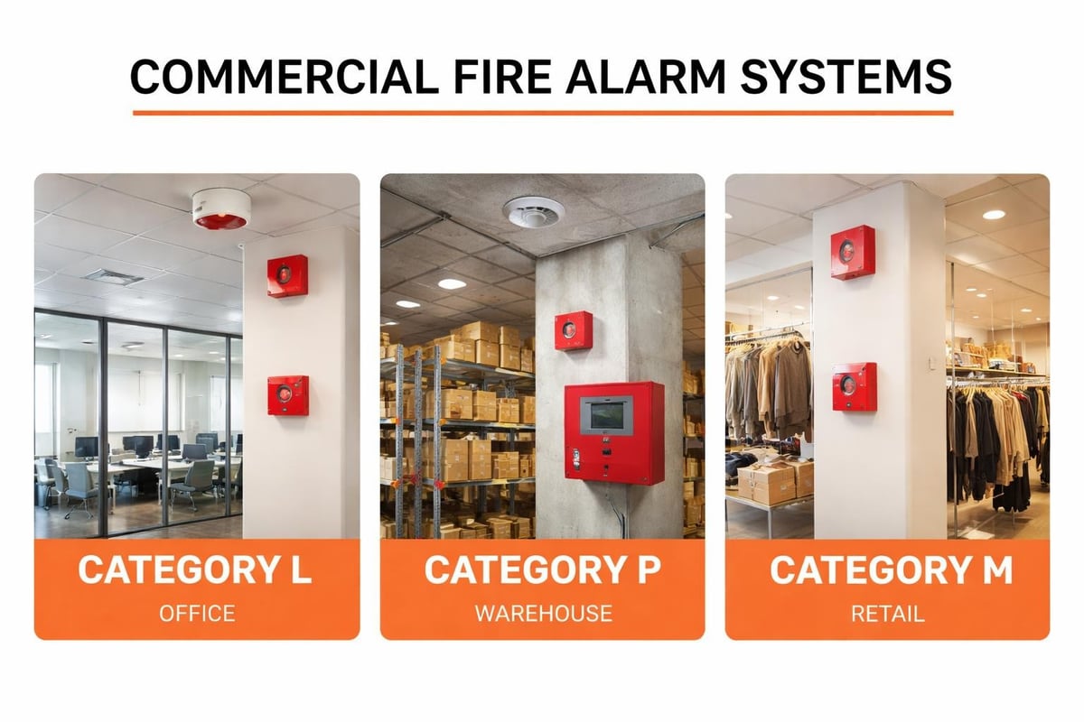 Fire alarm system categories