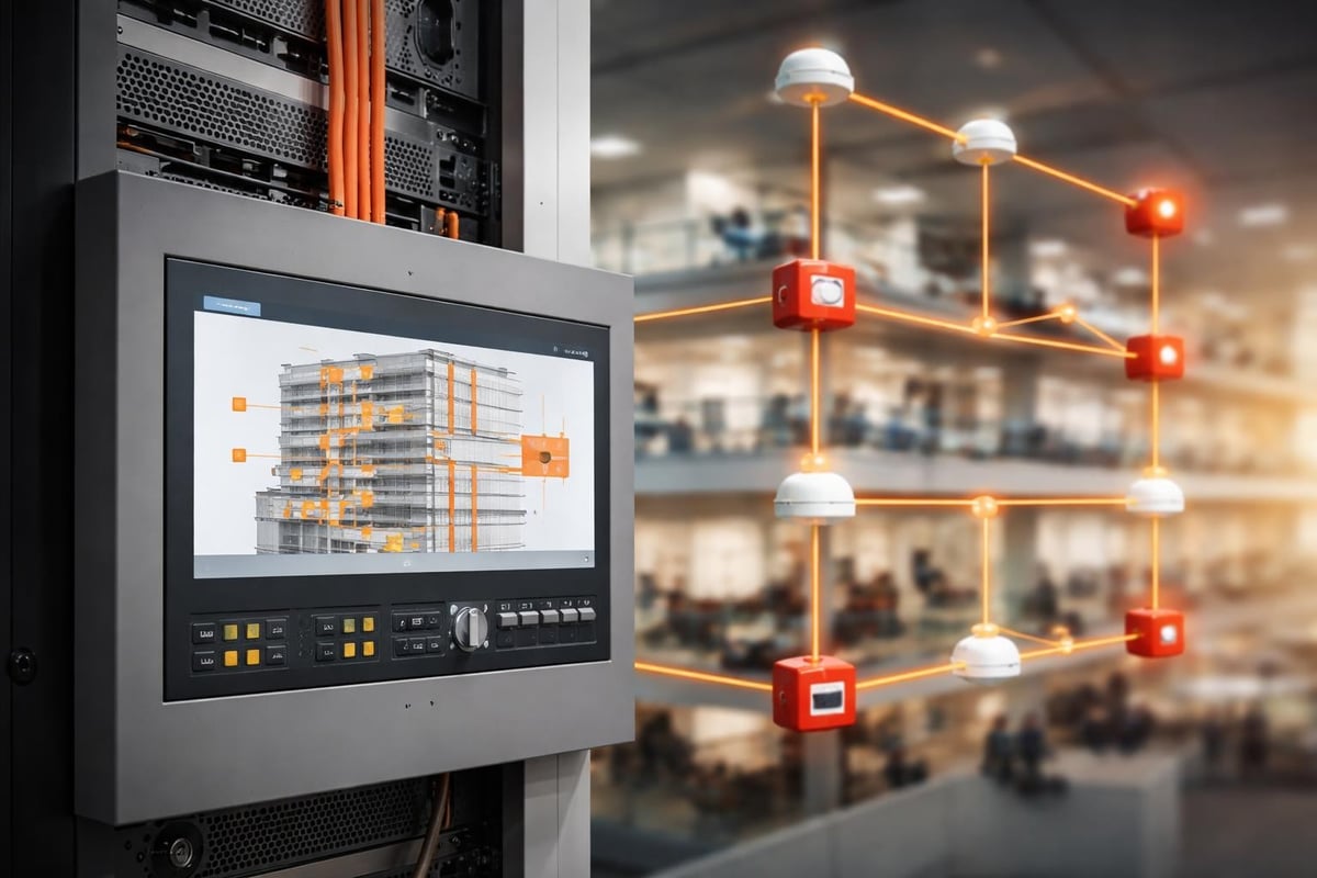 Fire alarm control panel components