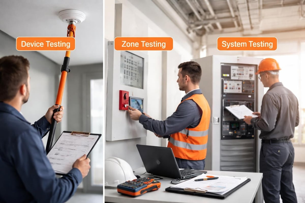 Fire alarm commissioning checklist