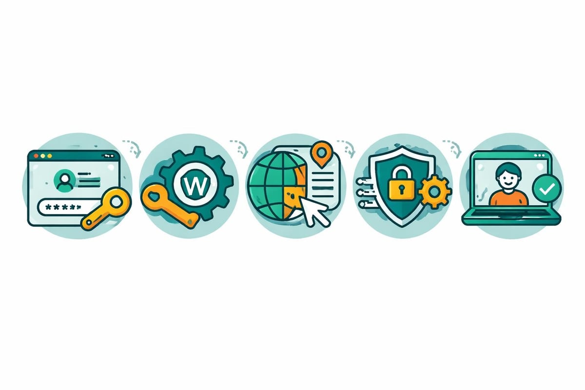 WordPress-asennuksen hallintapaneeli