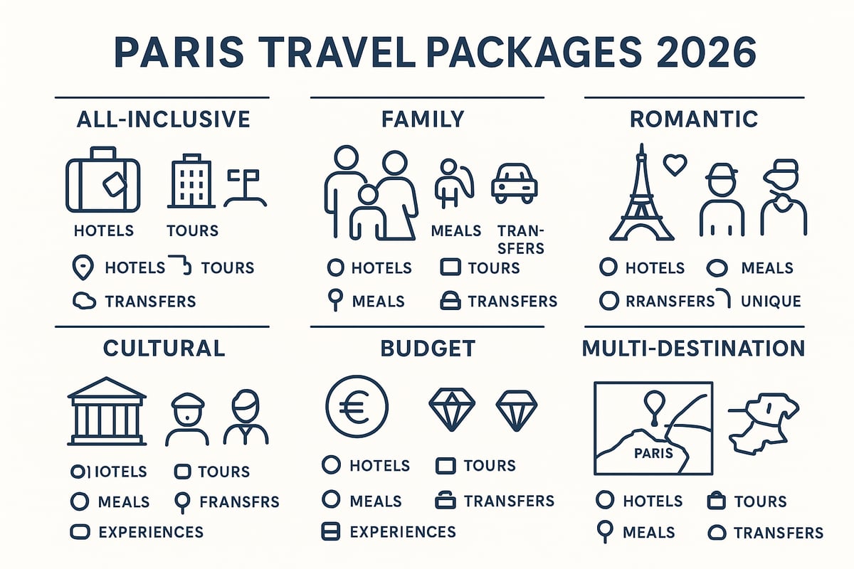 Types of Paris Travel Packages for 2026