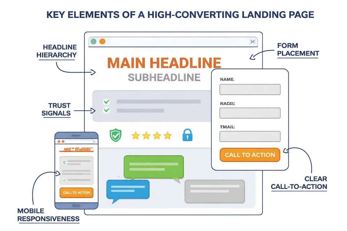 Conversion-focused page elements