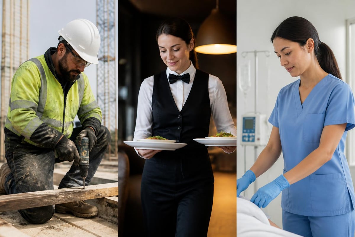 Industry workwear categories