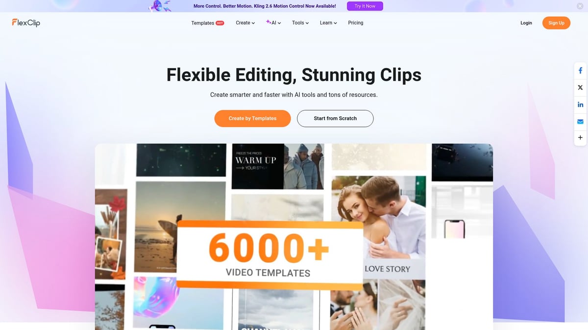 9 Brilliant Music Video Maker Website Picks for 2026 - FlexClip