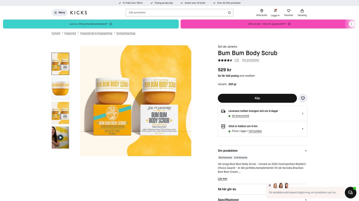 8 Amazing Body Scrub Favorites For Fresh Skin 2025 - Sol de Janeiro Bum Bum Body Scrub