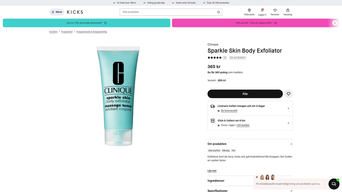 8 Amazing Body Scrub Favorites For Fresh Skin 2025 - Clinique Sparkle Skin Body Exfoliator
