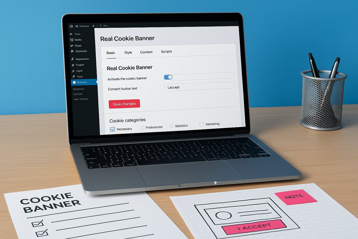 <span style="color:#3882DB"><b>Schritt-für-Schritt: Real Cookie Banner Einrichten und Konfigurieren</b>