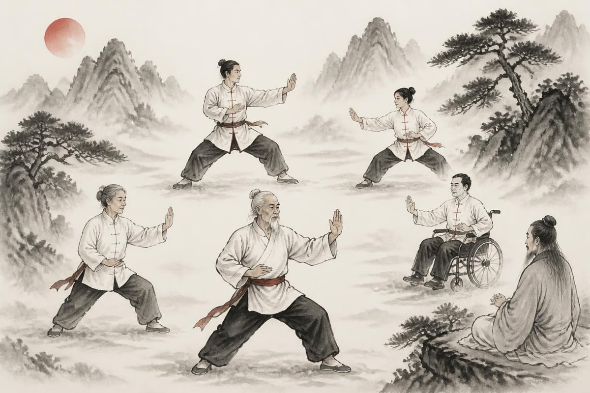 Tai chi for different life stages