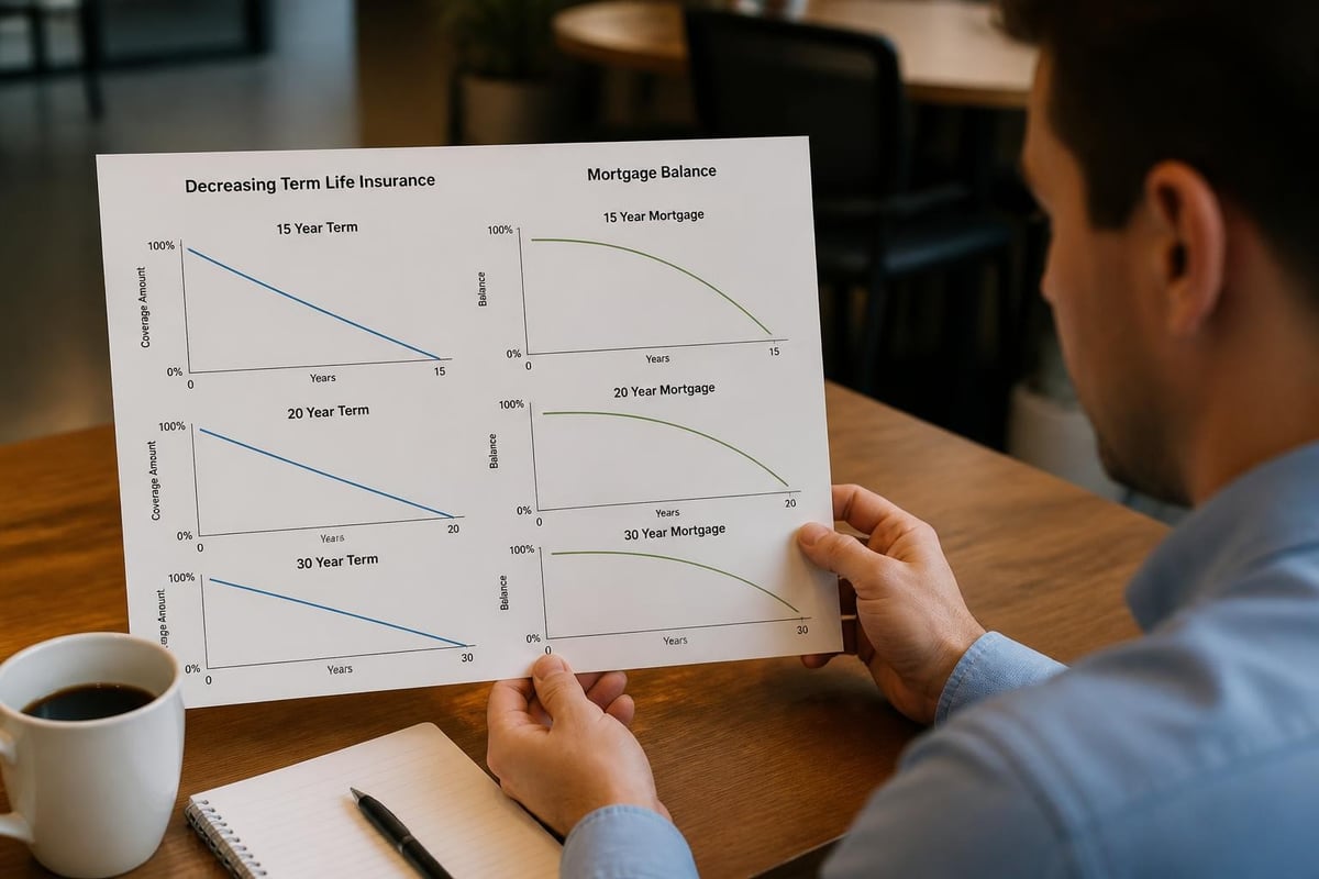 Decreasing Mortgage Life Insurance: A Complete Guide 1 Mortgage amortization schedule comparison