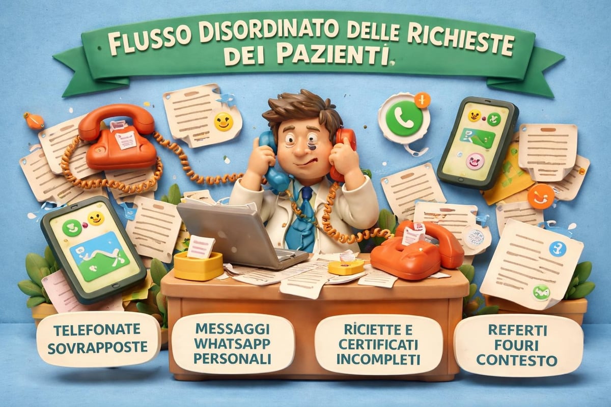 Caos comunicativo nello studio MMG