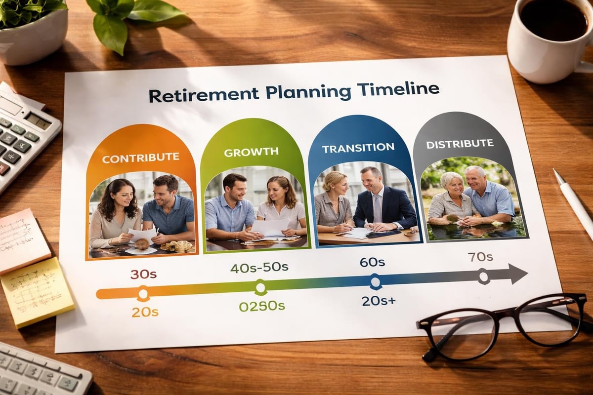 Retirement planning timeline