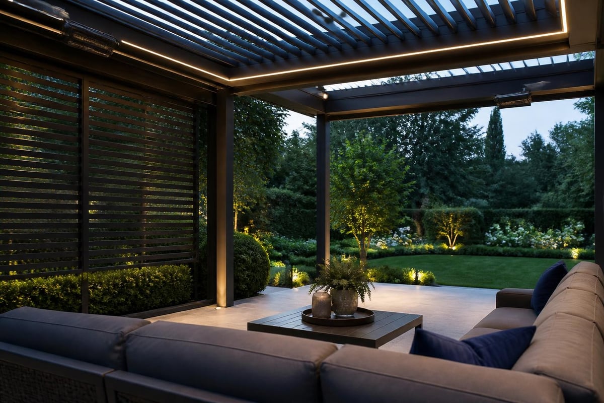 Year-round pergola systems