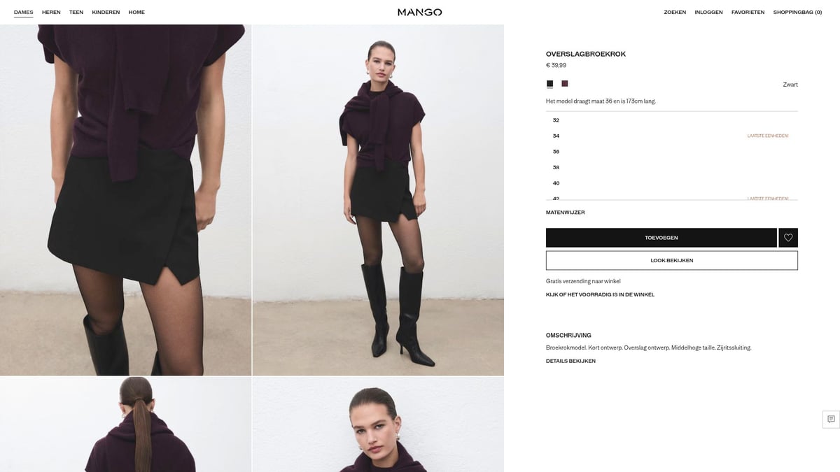 10 Trendy Rokken Dames Voor Elke Gelegenheid In 2025 - Overslagbroekrok – Mango (€39,99)