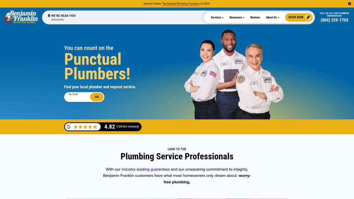 9 Essential Residential Plumbing Company Near Me Picks 2025 - Benjamin Franklin Plumbing