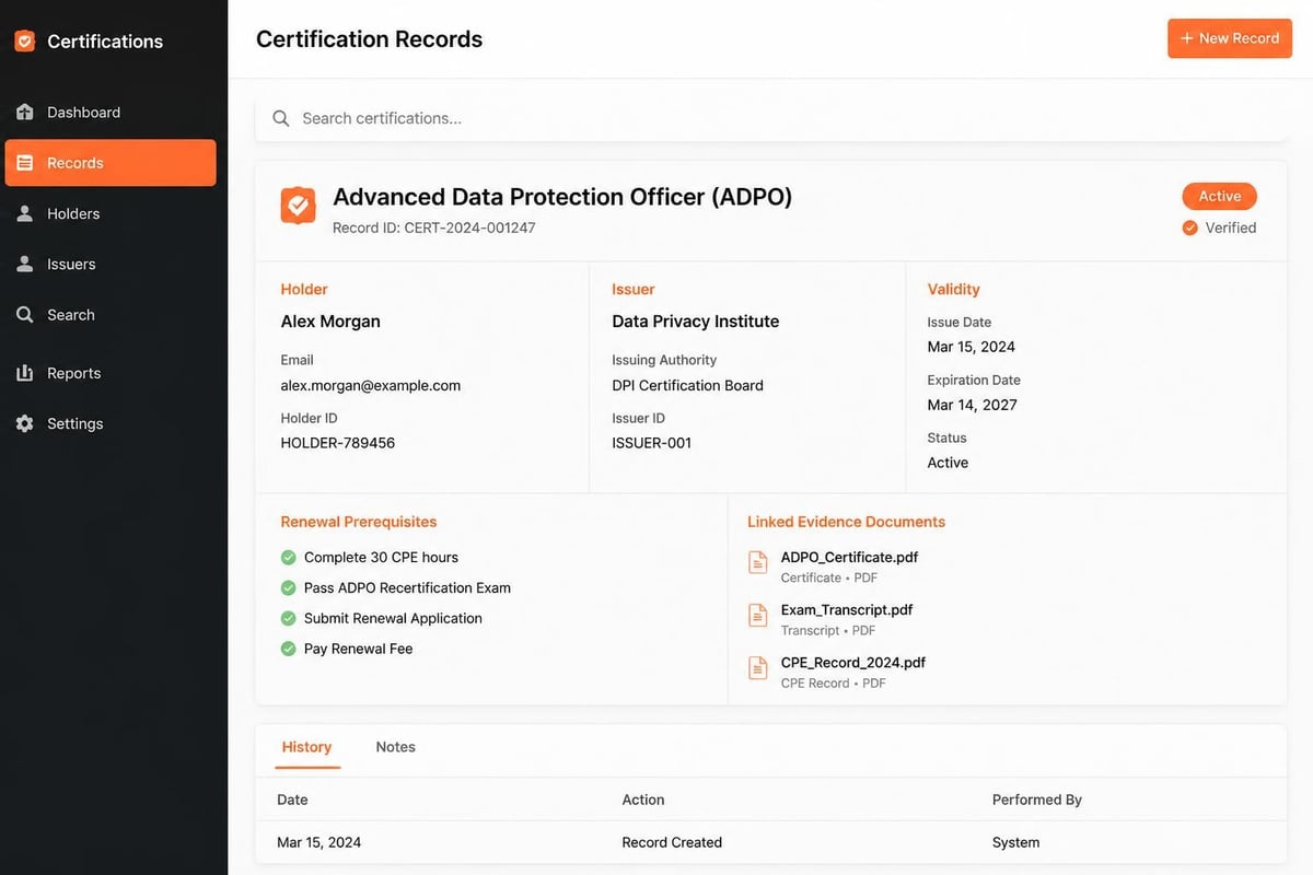 Certification Management Software for Growing Organizations Certification Management Software