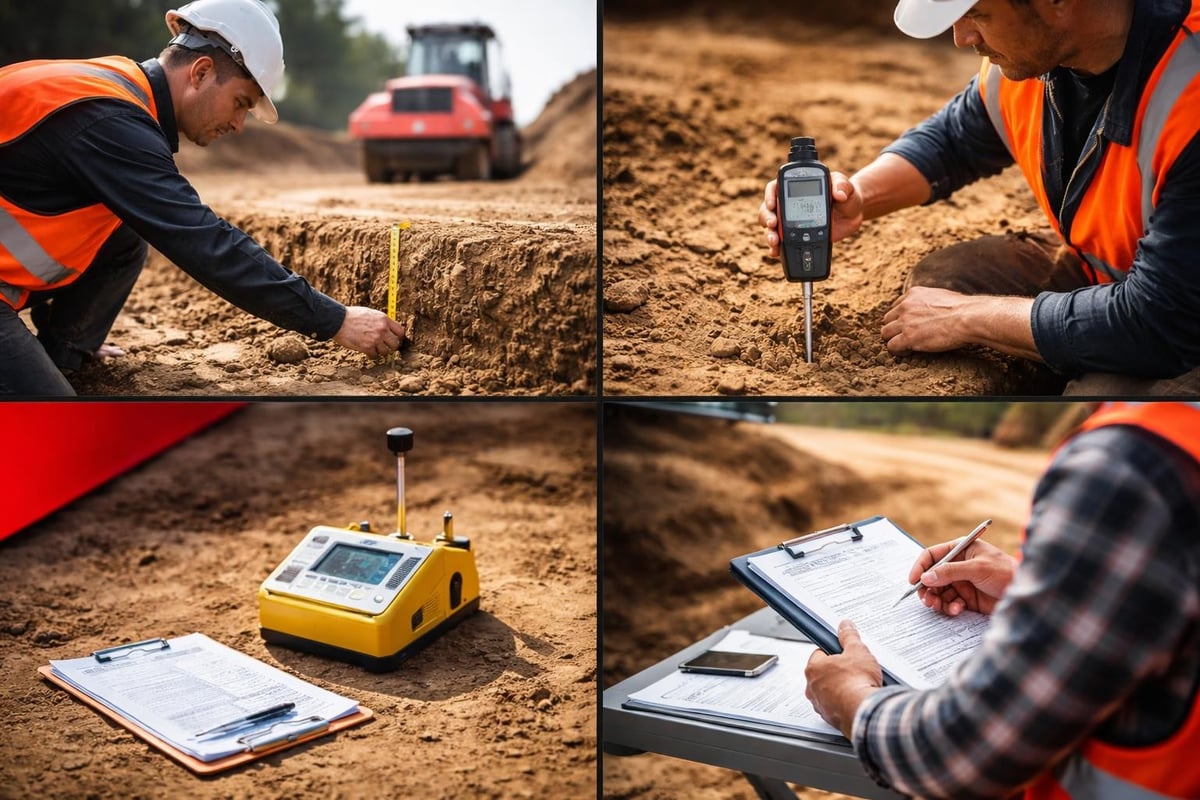 Compaction testing methods
