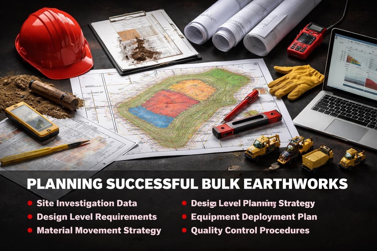 Earthworks project planning