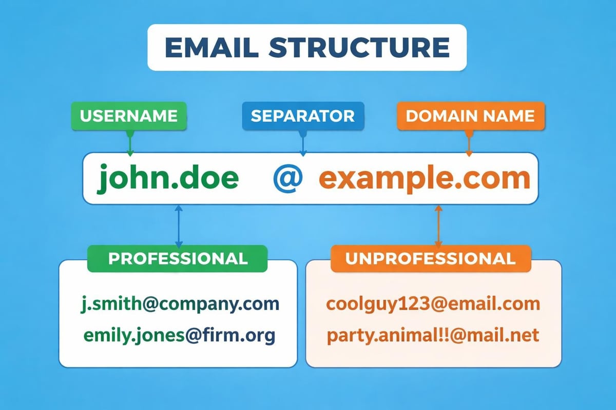 Email address components