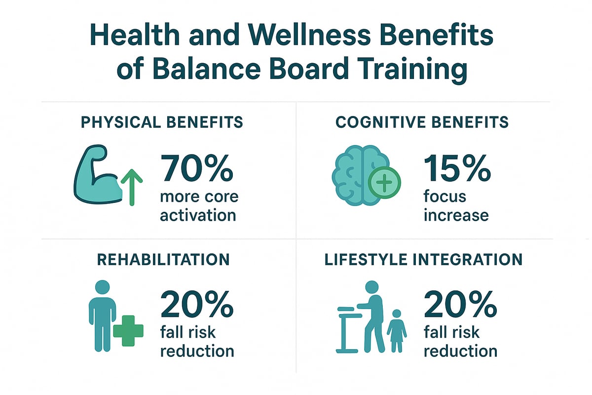 Health and Wellness Benefits of Balance Board Training